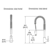 Llave de cocina Gourmet MODELO E-305