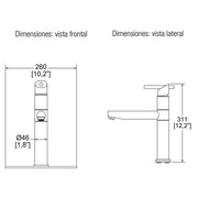 Llave de cocina Nuva MODELO E-32