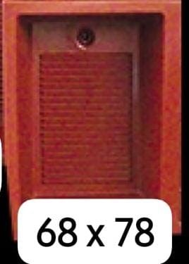 LAVADERO TALLADOR PLASTICO ROJO CHICO 58 x 46