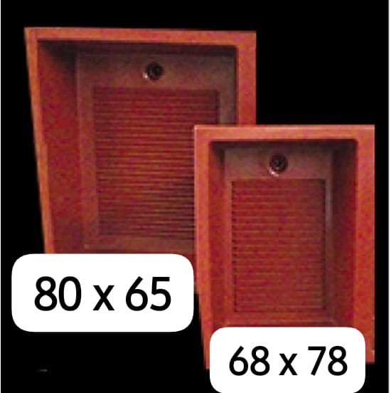 LAVADERO TALLADOR PLASTICO ROJO GRANDE 80X65